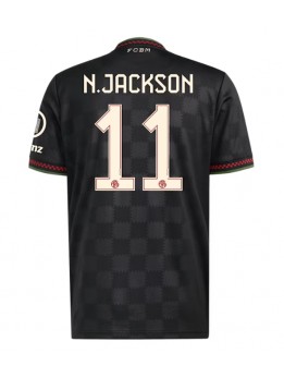Moški Nogometna dresi replika Bayern Munich Nicolas Jackson #11 Tretji 2025-26 Kratek rokav